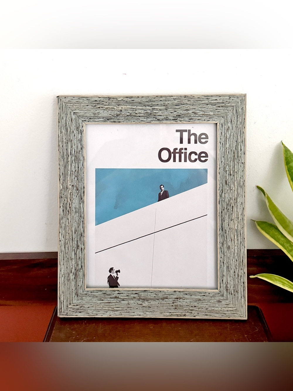 The Office TV Show Canvas Art Print Faux Wood Framed 11x13” Steve Carell